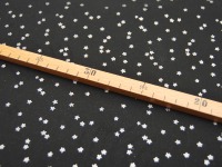 Softshell - Kleine silberne Sterne auf Schwarz - 0.5 Meter 3
