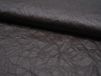 Kunstleder - Leather Look Crush - Braun - 50 cm