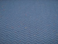 REST Stepper Fischgrat - Jeansblau mit Einwebungen 0,7m 2