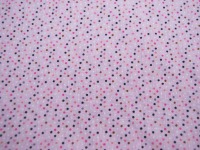 Baumwolle Poplin - Dots - Punkte auf Dusty Lila 0,5m