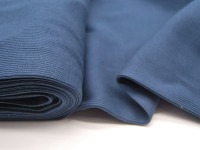 Rippbündchen - Tessa - Blau / Jeansblau - 50 cm im Schlauch 2