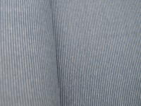 Bündchen - Ringelbündchen - Hellblau-Weiß - 50 cm im Schlauch 2