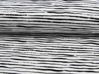 Jersey - BIO - Stripes - Streifen Schwarz auf Weiß - 0,5 Meter 4