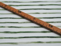 Baumwolle - Snoozy Fabrics - Stripe - Alt Grüne Streifen auf Weiß 0,5m 4