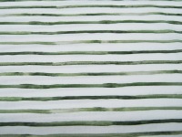 Baumwolle - Snoozy Fabrics - Stripe - Alt Grüne Streifen auf Weiß 0,5m