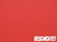 Beschichtete Baumwolle - Petit Dots Koralle- 50 x 140 cm 3