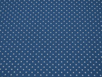 Petit Dots auf Blue / Jeansblau - Baumwolle 0,5 m 2