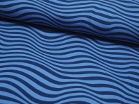 REST French Terry - Polly Waves - gewölbte Streifen - 0.65 Meter 3