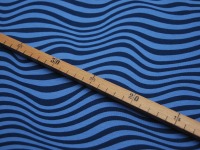 REST French Terry - Polly Waves - gewölbte Streifen - 0.65 Meter 4