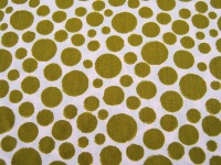 Baumwolle - Poplin - DOTS - Olivfarbene Dots auf Hellrosa 0,50m