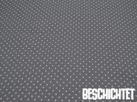 Beschichtete Baumwolle - Petit Dots Grau- 50 cm 3