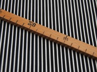 Baumwolle - Stripe - Schwarz-Weiss gestreift 0,5 meter 2