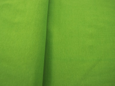 BIO Bündchen - Limetten Grüne / Lime - 50 cm im Schlauch - Elastisches, leichtes Bio Bündchen