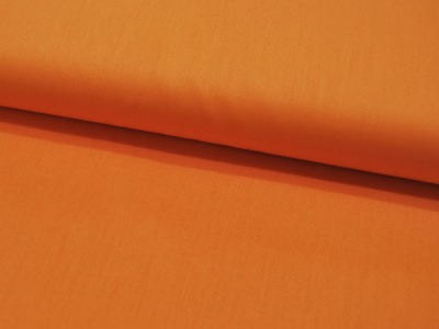 Baumwolle Uni - Orange 05 Meter