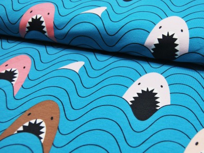 JERSEY - Sam Fabrics - Sharks - Haie 0,5m
