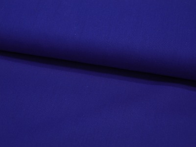Baumwolle Uni - Dunkel Royalblau 0,5 Meter