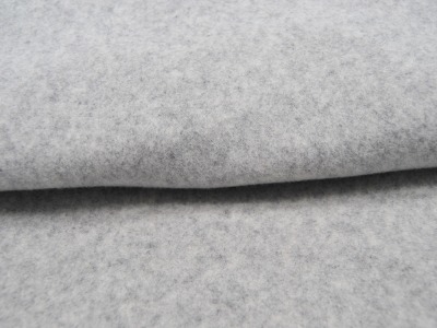 Organic Cotton / Bio Fleece - Hellgrau Meliert 05 m