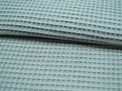 Wafflepique - Baumwolle in Dark Mint 05m - Wafflepique eignet sich super für Tücher Kleidung