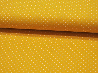 Petit Dots auf Gelb - Baumwolle 05 m