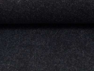 Bastelfilz 1mm - Uni Dunkelgrau / Anthrazit meliert - 50 x 50 cm