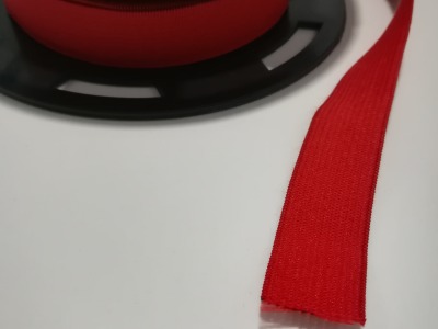 Flachgummi 2cm breit, rot - 2cm breit