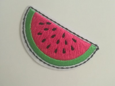 Aufbügler Melone - pink/grün