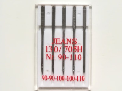 Nähmaschinen Nadeln Set Jeans - 5 Stück - System 130/ 705 H