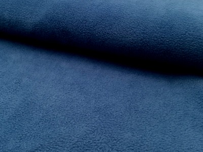 Polarfleece matt Blau antipilling 0,5 m