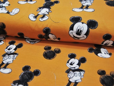 Jersey - Lizenz - Mickey Mouse auf Orange - 05 Meter
