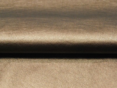 Weiches Kunstleder in Copper / Kupfer Metallic - 0,5 Meter - ...und kein Tier musste für dieses