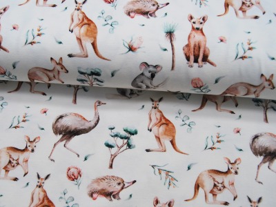 Jersey - Australische Tierwelt - Snoozy Fabrics - 0.5 Meter