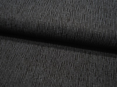 Baumwolle - Graphisches Muster Schwarz Grau 05 Meter