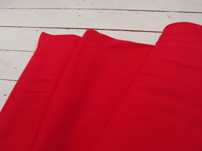 Leichtes Bündchen - Rot - 50 cm im Schlauch - Elastisches, leichtes Bündchen
