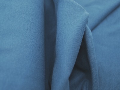 BIO Bündchen - Jeansblau / Blau - 50 cm im Schlauch - Elastisches, leichtes Bio Bündchen