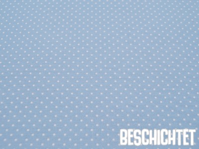 Beschichtete Baumwolle - Petit Dots Hellblau- 50 cm