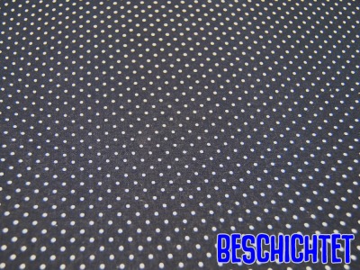 Beschichtete Baumwolle - Petit Dots Nachtblau- 50 cm