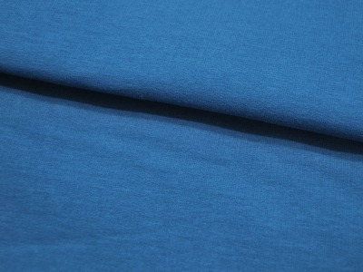 Sweat - GOTS - Soft Sweat in Blau / Jeans / Blue - 05 Meter
