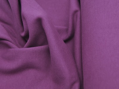 BIO Bündchen - Lila / Purple - 50 cm im Schlauch - Elastisches, leichtes Bio Bündchen