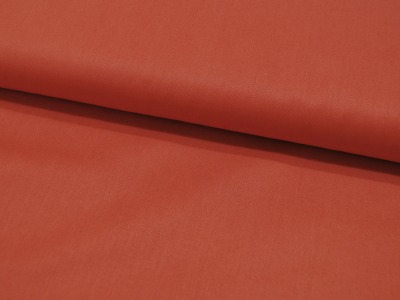 Baumwolle Uni - Terracotta 0,5 Meter