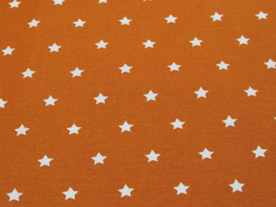 Beschichtete Baumwolle - Sterne auf Senf 50 x 150cm
