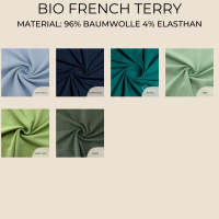 Bio French Terry Uni Farben 2
