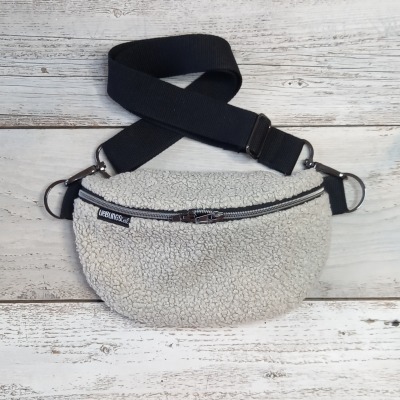 Crossbody Bag mini - Teddy hellgrau Lieblingsteil