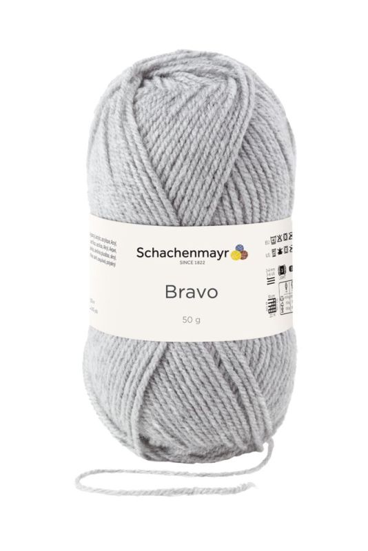 Bravo 50g - Hellgrau meliert 08295