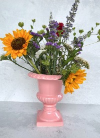 RICE | Vase | Porzellan | Blumentopf in rosa 3