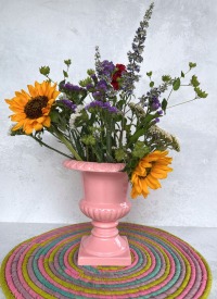RICE | Vase | Porzellan | Blumentopf in rosa 4