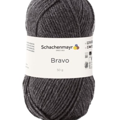 Bravo 50g - Mittelgrau meliert 08319
