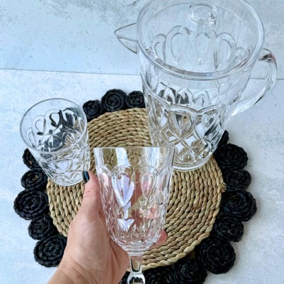 Ayryl Glas | Weinglas | klar| medium| - Perfekt für den Garten &amp; Poolbereich und natürlich fürs P