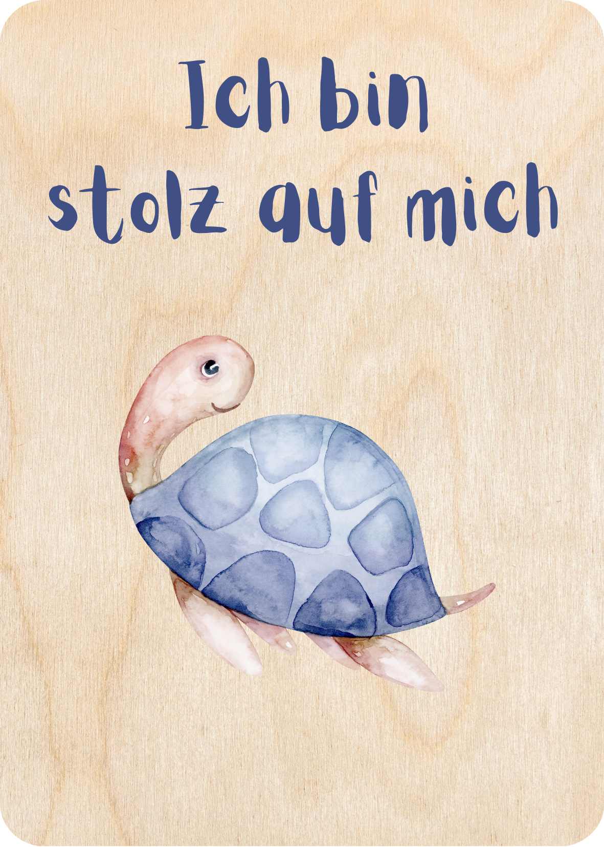 7er Pack Affirmationskarten aus Holz für Kinder 16