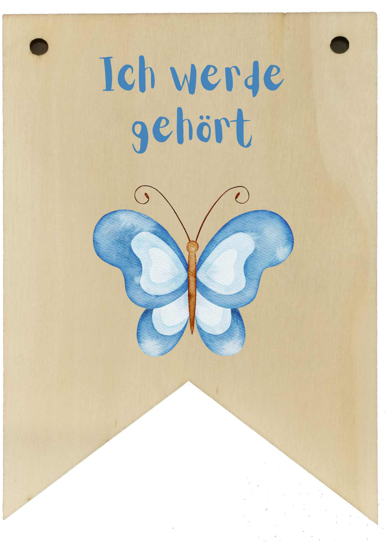 Wimpel positive Affirmationen aus Holz für Kinder 28