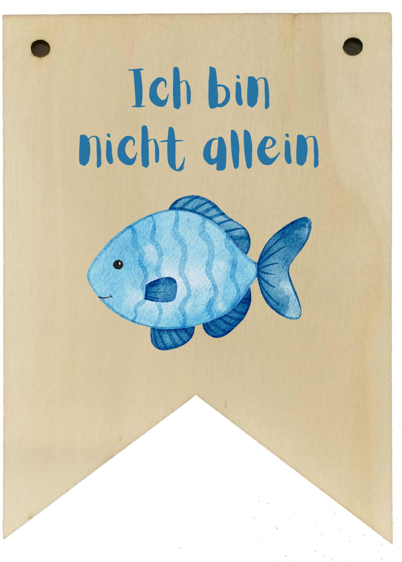 Wimpel positive Affirmationen aus Holz für Kinder 36